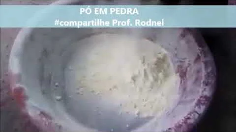 O que é o pó químico do extintor?