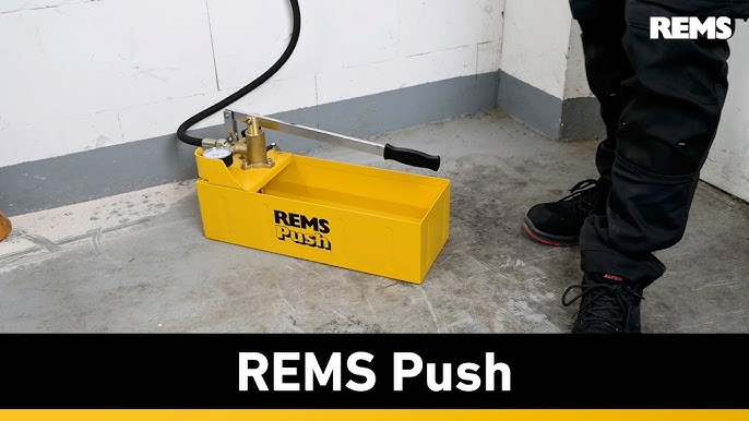 Pompe d'épreuve electrique 60 bars E-Push 2 Rems - Matériel de Pro