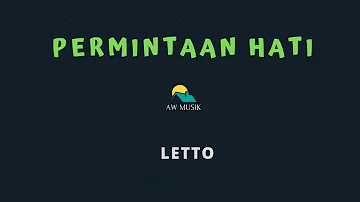 LETTO-PERMINTAAN HATI (KARAOKE+LYRICS) BY AW MUSIK