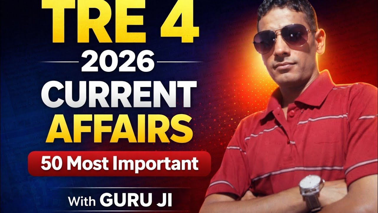 TRE 4 with Guru Ji is live!#indian current affairs GI Tags #मोदी मंत्रिमंडल 3.0