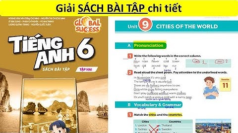 Vở bài tập tiếng anh lớp 6 có đáp án năm 2024