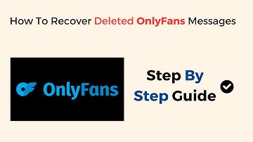 How to Recover Deleted OnlyFans Messages – Can You Restore Conversations? (Data Recovery Guide)