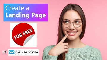 🤗How to Create a Landing Page for FREE in GetResponse🤗