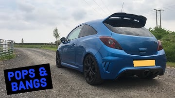 CORSA VXR EXHAUST (POPS AND BANGS) FLY BY AND LAUNCH