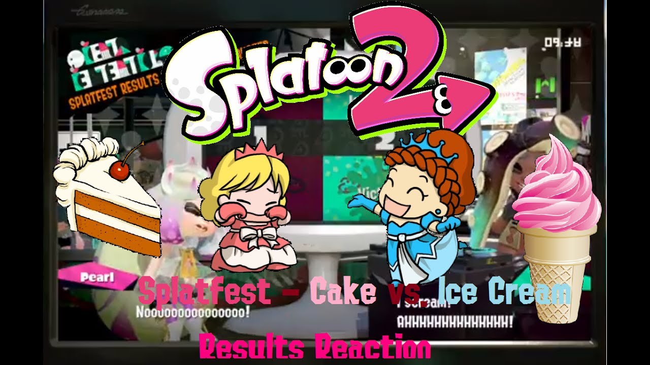 Cake Vs Ice Cream Splatoon Results Cake Vs Ice Cream Splatoon Results