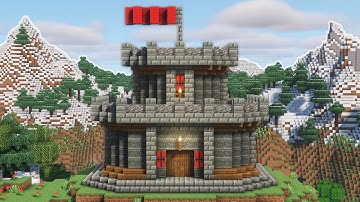 Minecraft: How To Build A Small Castle (Easy Tutorial)