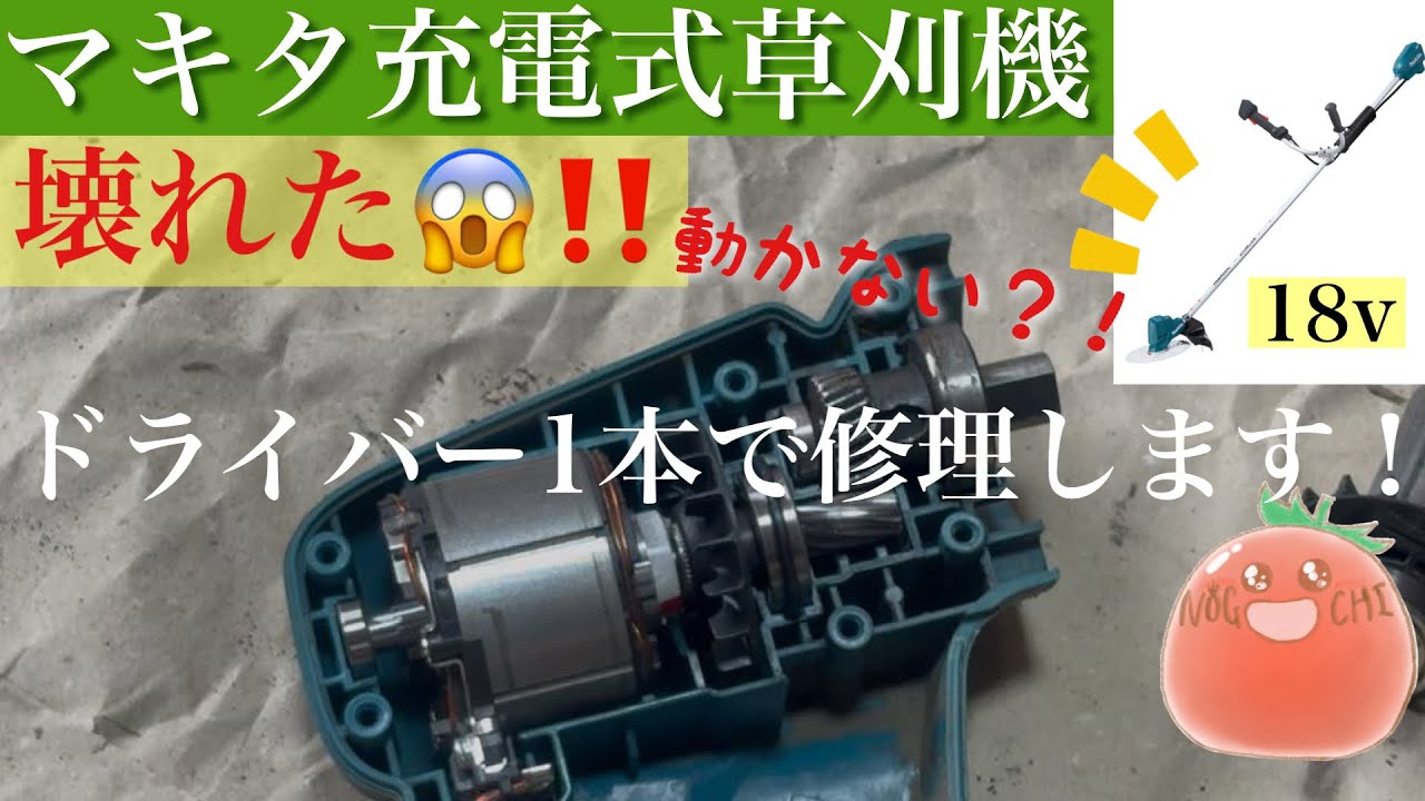 18v Makita rechargeable lawn mower] Broken after 3 years of use