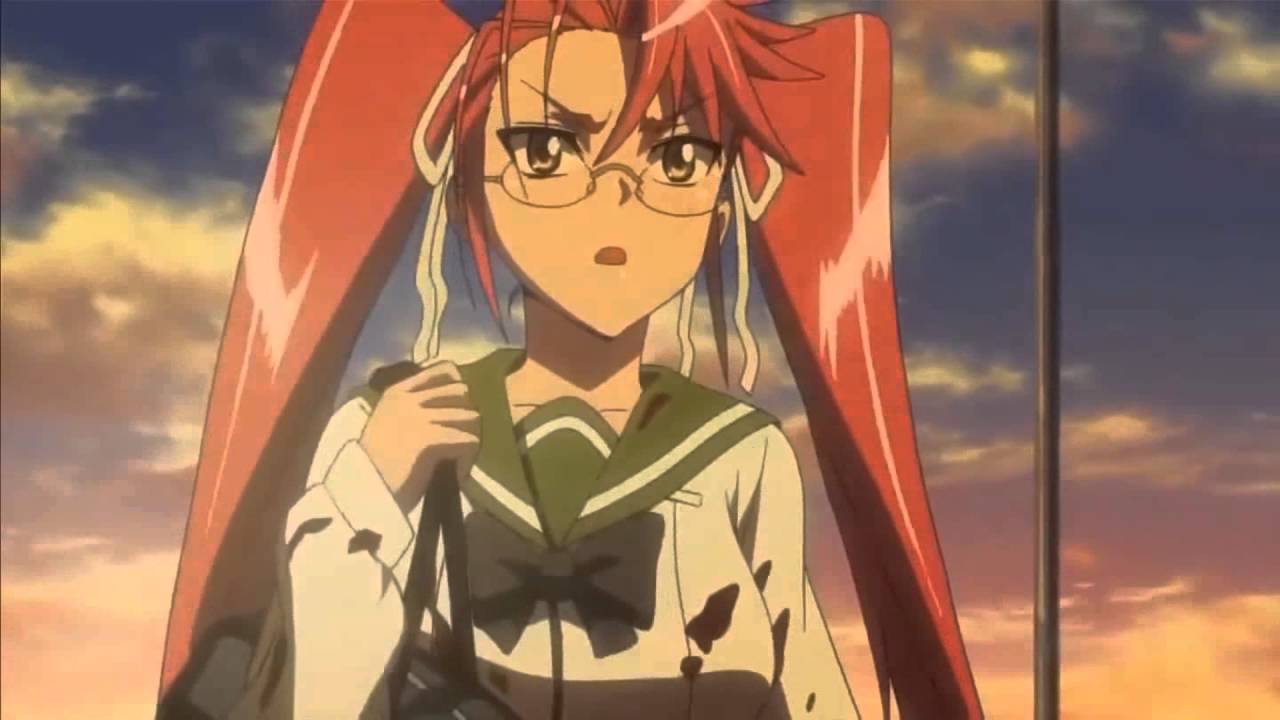 HIGH SCHOOL OF THE DEAD AMV - BLOW ME AWAY