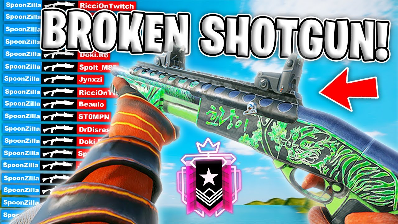 The Most BROKEN SHOTGUN in Rainbow Six Siege - YouTube