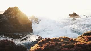 Relaxing Peaceful Wave and Water Sounds/ Beautiful Seashore/ Help you sleep well/ Meditation/ Spa