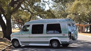 Living In A Van, A Tour Of Our Ford E 150 Conversion Van