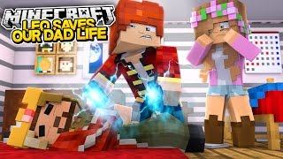 LEO SAVES DADS LIFE! Minecraft Royal Family | w/LittleKellyandCarly & Raven