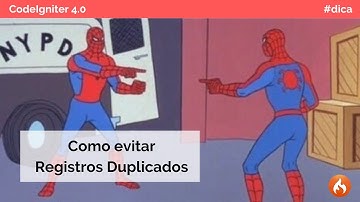 Como evitar Registros Duplicados no CodeIgniter 4.0