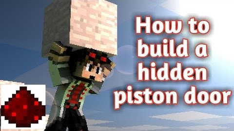 Hidden piston door!! MCPE 0.15.6