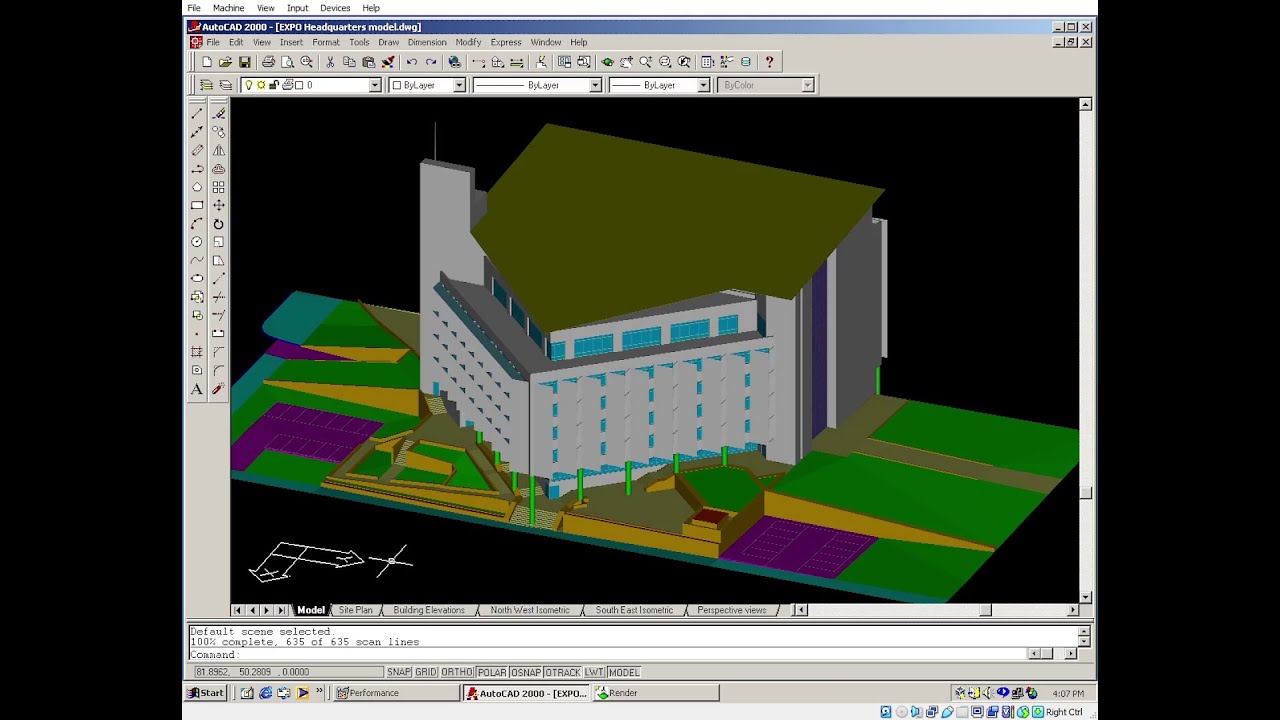 AutoCAD 2000 On Windows 2000 (On VirtualBox, because why not 
