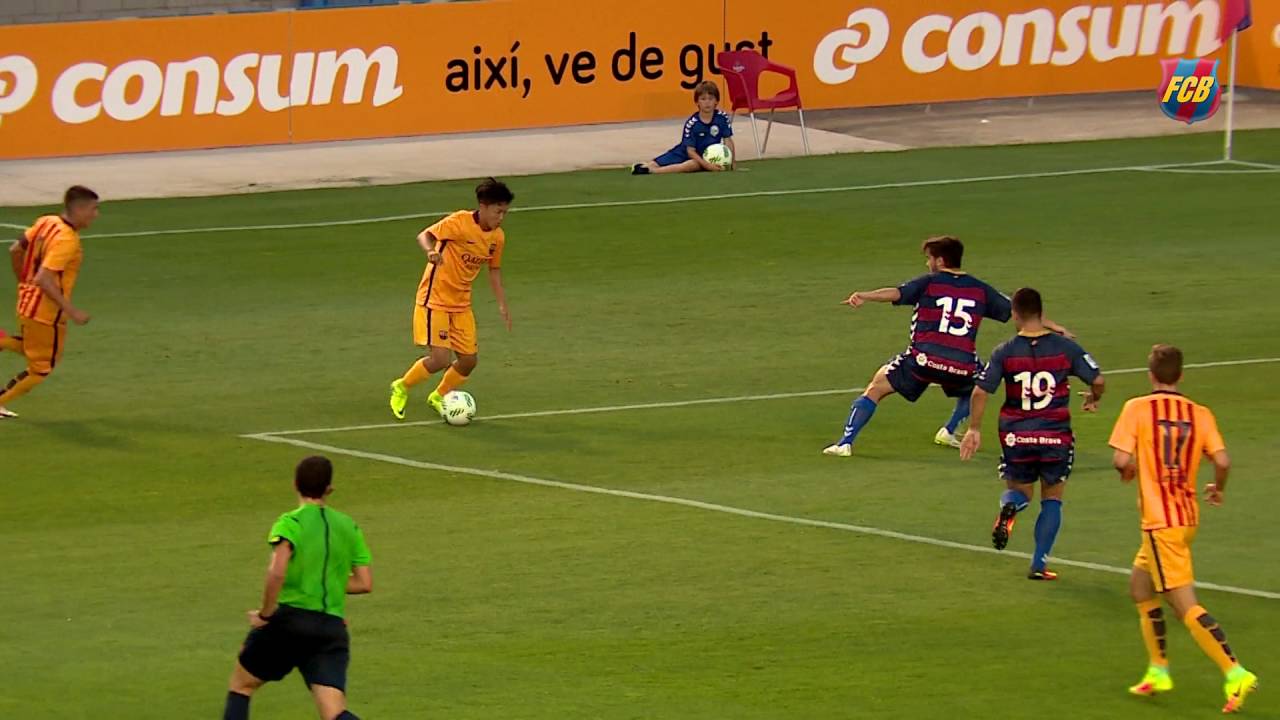 [HIGHLIGHTS] FUTBOL (friendly): Llagostera-FC Barcelona B (1-0)