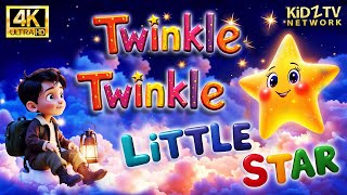 ✨ Twinkle Twinkle Little Star NEW Poem ! 4K Lullaby & Animated Song