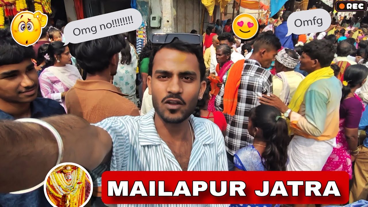 Mailapur Jatra 2026 Itni Bheed Me Ye Kya Ho Gaya?😱 Don't Miss the End 🔥