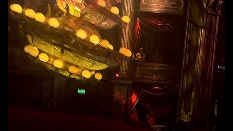 Chandelier drop in West End | The Phantom of The Opera