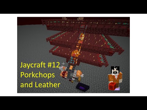 Minecraft Farms in 3 Minutes, Part 12: Hoglin farm (porkchops/leather, Jaycraft SMP Java 1.19)