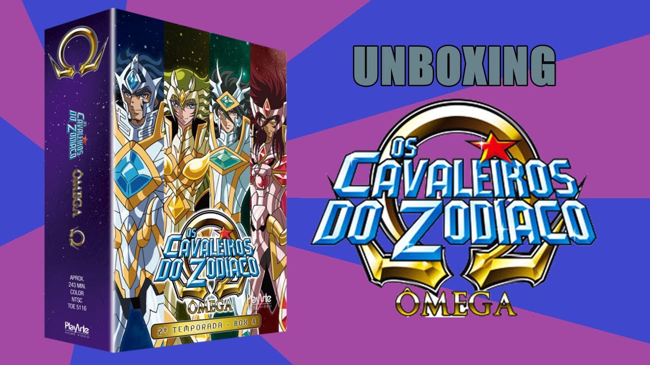 DVD Os Cavaleiros do Zodíaco Ômega: 2º Temporada - BOX 4 - UNBOXING 