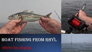 Boat Fishing with Merlin from Rhyl