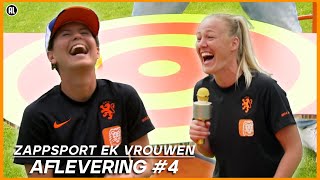 STEFANIE V/D GRAGT JAT KADO'S MEREL VAN DONGEN & HIGH TEA MET DANIËLLE | EK vrouwen #4 I Zappsport