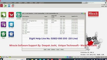 GST SLABE CHANGE MIRACLE SOFTWARE , GST RATE CHANGE , TAX RATE CHANGE