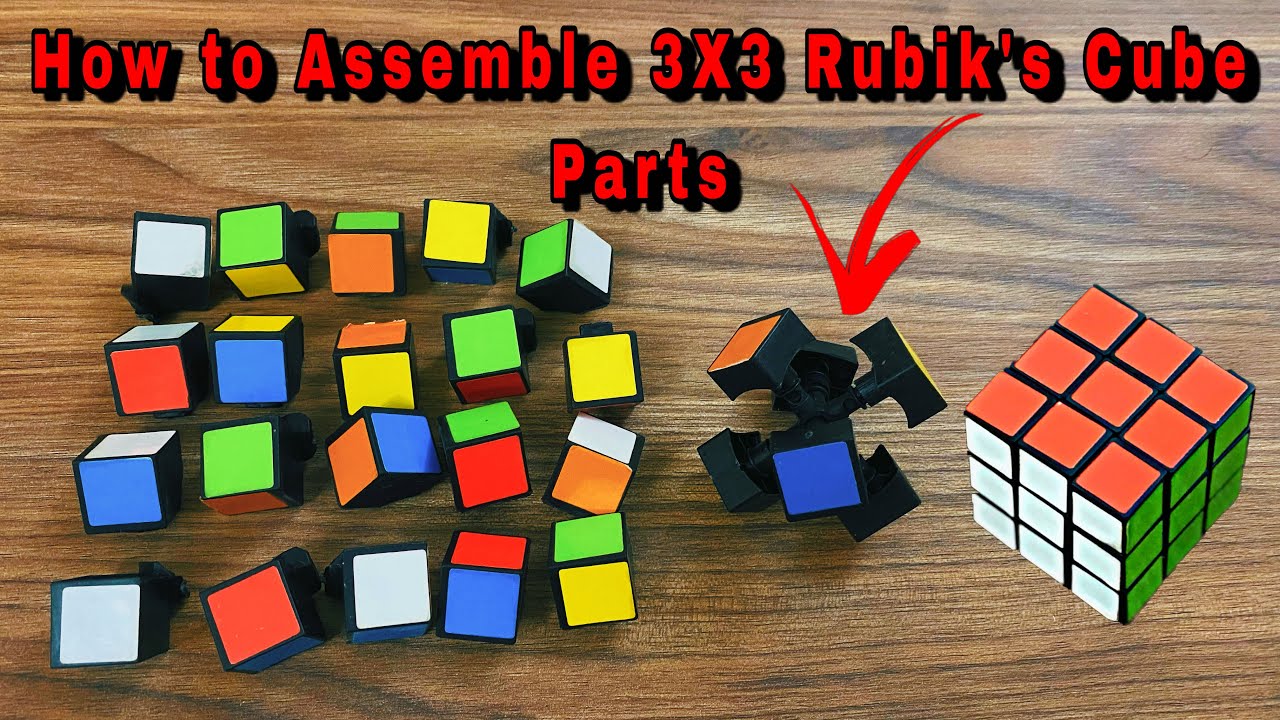 Naveed Ka37 Extra, rubik's cube, how to assemble a 3x3, how to solv...