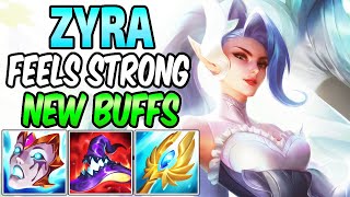 NEW ZYRA BUFFS | Full AP Diamond Zyra Guide | New Build & Runes | League of Legends