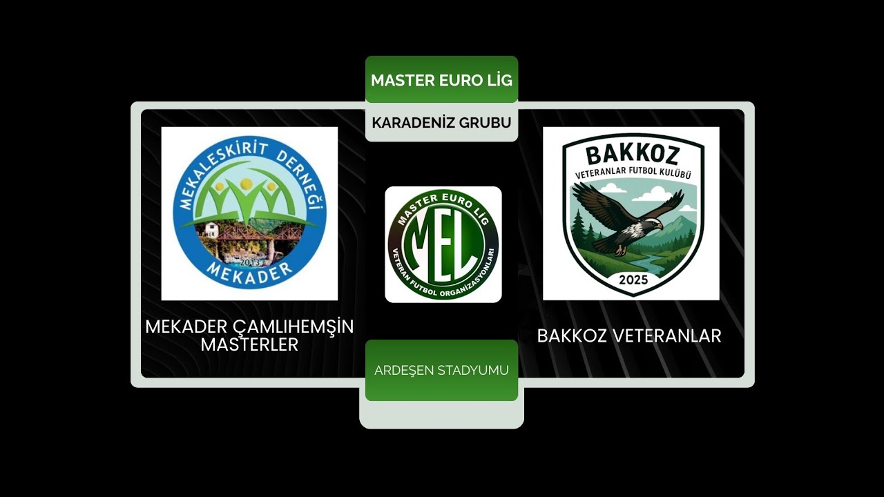 MAKADER ÇAMLIHEMŞİN MASTERLER - BAKKOZ VETERANLAR 2. Devre ve Kupa Töreni