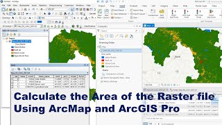 How to Calculate Area and Percentage of Raster Land Use Map using ArcMap and ArcGIS Pro