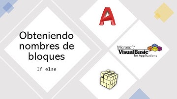 5. Vba AutoCAD - Obteniendo Nombre de Bloques (If Else)
