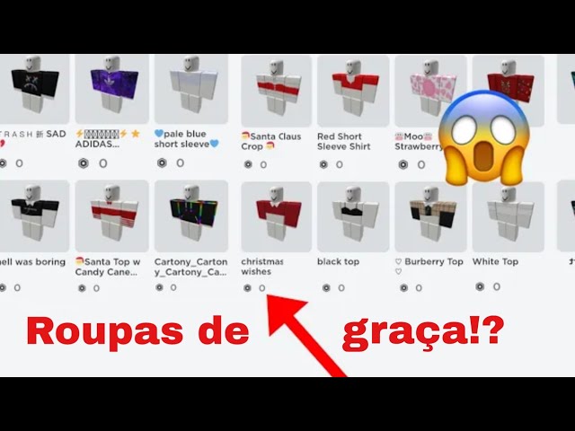 COMO TESTAR A ROUPA (TEMPLATE) SEM GASTAR ROBUX! 😱#tutorial #robloxtu