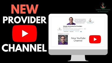 Hormone Optimization Providers — I Made a New Channel Just for YOU!
