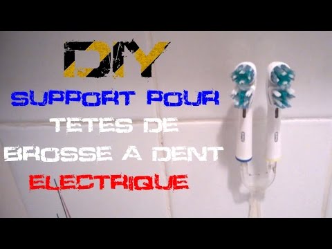 DIY - Support de têtes pour brosse à dents électrique