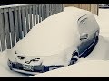 Volvo in Snow Storm. Вольво в снегопад.