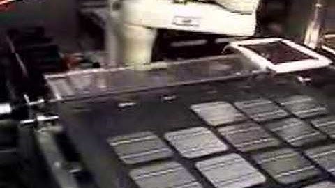 Adept Cobra robot handling solar cells