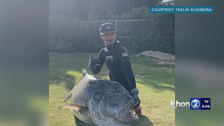 Kauai spearfisher lands 130-plus pound fish, almost dragged to the depths