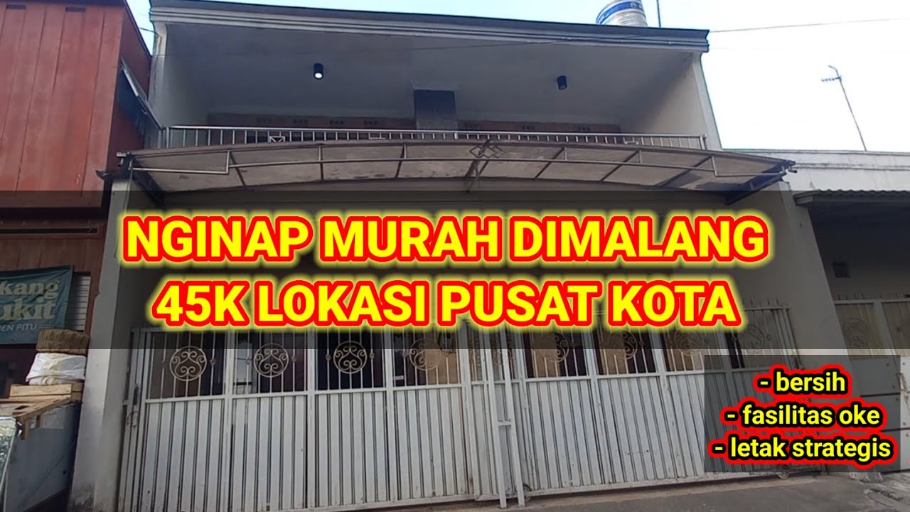 HARGA 45k PENGINAPAN MURAH DEKAT ST.MALANG⁉️