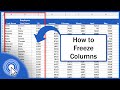 How to Freeze Columns in Excel (A Single or Multiple Columns)