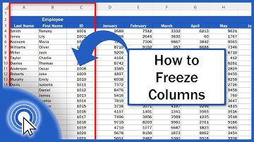 How to Freeze Columns in Excel (A Single or Multiple Columns)