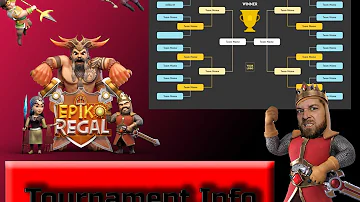 Epiko Regal Tournament update!