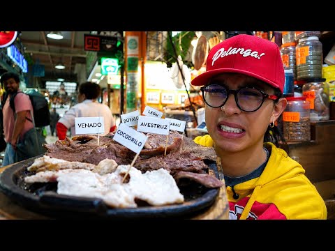 THE MOST EXOTIC MEATS IN THE WORLD / I ATE A COCKROACH?