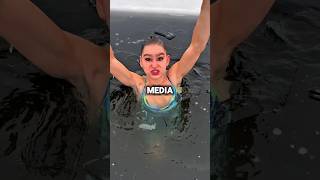 Why Is This Girl Dancing In The Icy Water? Ig