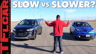 Drag Race 2018 Toyota C-Hr Vs Chevy Trax - Which Tiny Crossover Is Quicker?