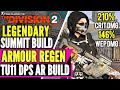 The Division 2 | *SOLO LEGENDARY BUILD* ARMOUR REGEN | HIGH DAMAGE, ASSAULT RIFLE PVE BUILD | TU11