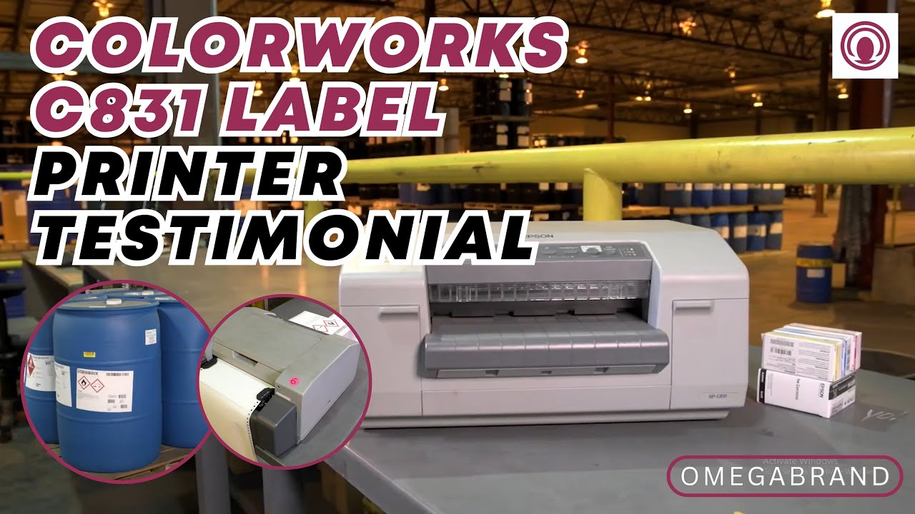 ColorWorks C831 Label Printer Testimonial | OmegaBrand
