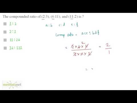 QT 115 Ratio and Proportion Question Set 6 Low