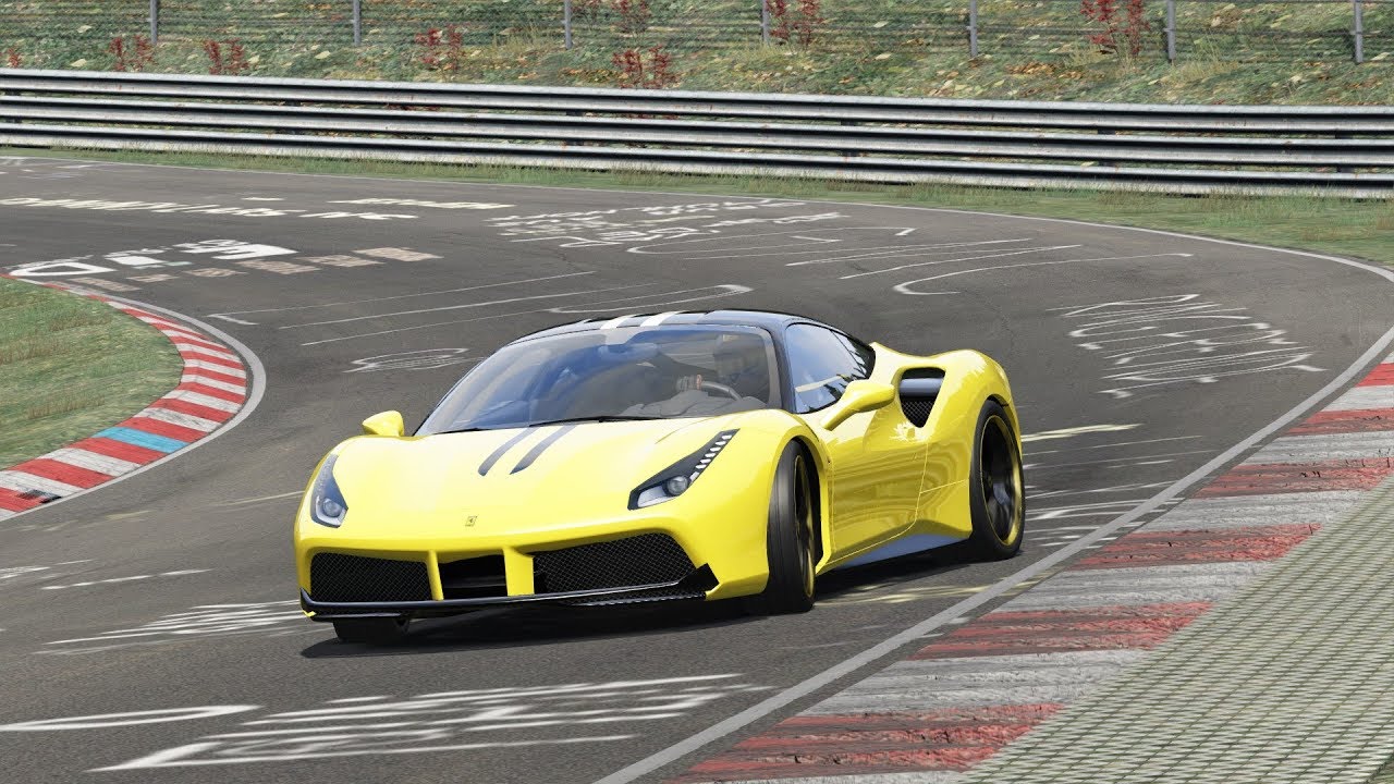 Novitec Rosso Ferrari 488 Gtb At Nürburgring Assetto Corsa